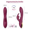 Exklúzív G-Spot szilikon vibrátor csiklóizgatóval 12 mód