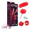 INTOYOU BDSM LINE BONDAGE SZETT KEZDŐKNEK KEZDŐKNEK 4 RÉSZES PIROS