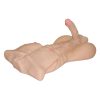 Male sex doll torso, solid silicone