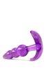 B YOURS TRIPLE BEAD ANAL PLUG PURPLE