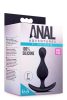 ANAL ADVENTURES PLATINUM WAVE PLUG BLACK