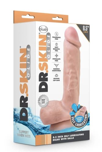 DR. SKIN 8.5INCH SELF LUBRICATING DILDO