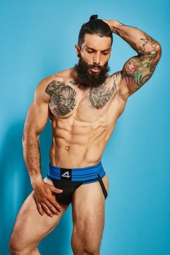 C4M - Rugby Jockstrap-ElectricBlue-XL