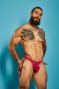 C4M Pouch Enhancing Thong-Fuchsia-XL