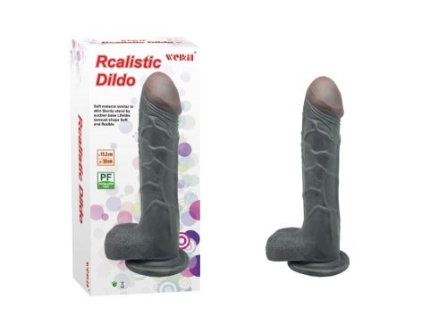 Charmly Realistic Dildo Black