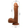 Beautiful Johnson 9,2 " Dildo Brown