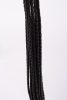 Kid Handle Kid Leather Braided Tails Black