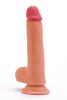 Dual-Layered 8 inch Silicone Dildo Flesh