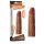 Pleasure X-Tender Penis Sleeve Brown 4