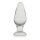 Glass Romance Anal Plug Clear