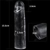 Flawless Clear Penis Sleeve Add 1''