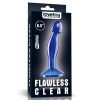 Flawless Clear Prostate Plug 6.5'' Blue