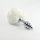 Spiral Pompon Metal Plug White