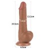 7.5'' Sliding Skin Dual Layer Dong Brown II