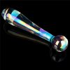 Twilight Gleam Glass Dildo- Alluring Arc