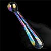 Twilight Gleam Glass Dildo- Alluring Arc