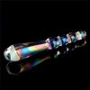 Twilight Gleam Glass Dildo- Rising Ripples