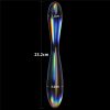 Twilight Gleam Glass Dildo- Double Delight