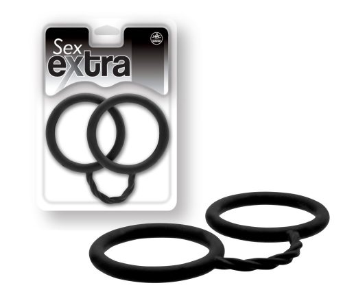 SEX EXTRA - SILICONE CUFFS BLACK