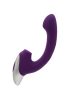 TITANZ 8" SILICONE RECHARGEABLE VIBRATOR IN PURPLE