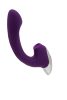 TITANZ 8" SILICONE RECHARGEABLE VIBRATOR IN PURPLE