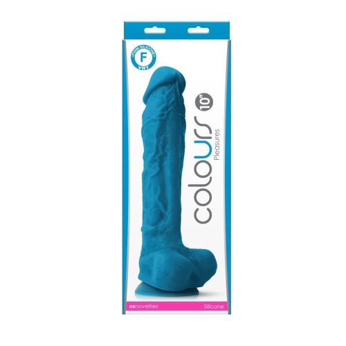 Colours - Pleasures - 10" Dildo - Blue