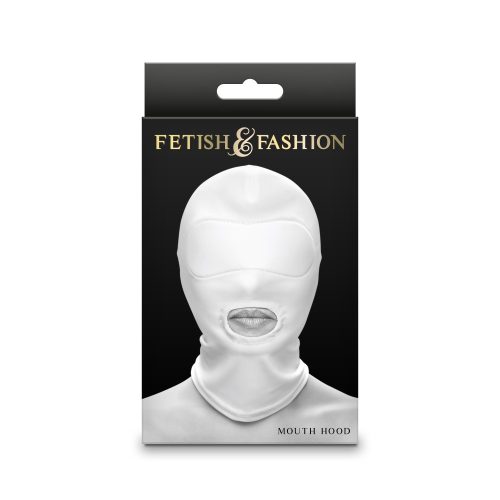 Fetish & Fashion - Mouth Hood - White - Alternate Package