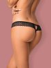 Shibu crotchless thong black  S/M