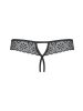 Shibu crotchless thong black  S/M