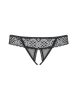 Shibu crotchless thong black L/XL