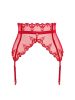 Lonesia garter belt red  S/M