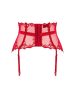 Lonesia garter belt red  S/M