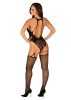 Bodystocking G324 black  S/M/L