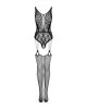 Bodystocking G324 black  S/M/L