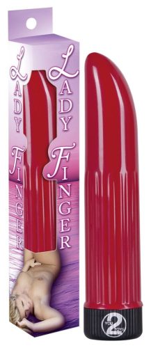 Vibrator Ladyfinger Red