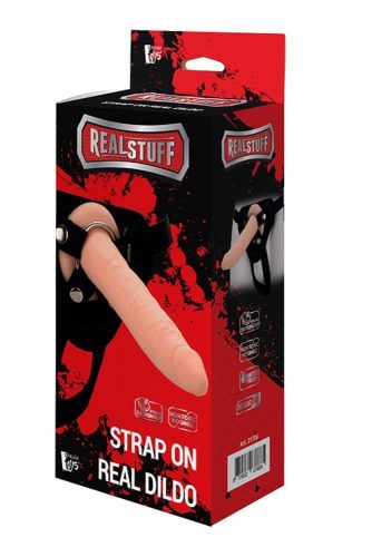 REALSTUFF STRAP ON REAL DILDO FLESH 1