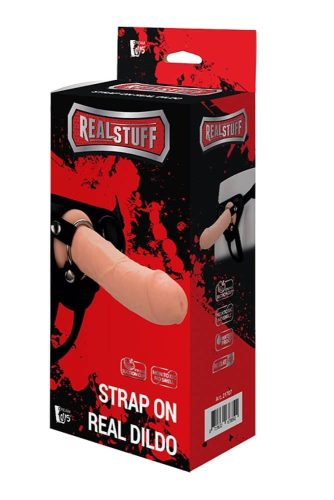 REALSTUFF STRAP ON REAL DILDO FLESH 2