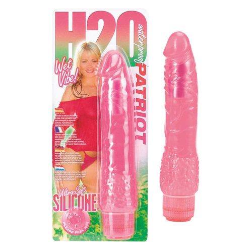 H2O Patriot Waterproof Vibrator Pink