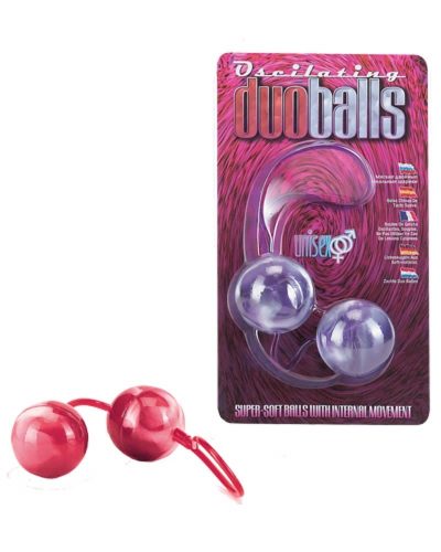 Marbilized Duo Balls Red