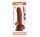 X-MEN 8.8 inch Dual Layered Dildo Brown