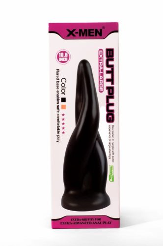 X-MEN 10.6" Extra Large Butt Plug Black