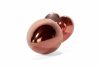 X-MEN Secret Shine Metal Butt Plug Rose Gold Heart S