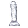 VALÓSÁGHŰ DILDO KRISTÁLYOS ANYAG 12,3 CM