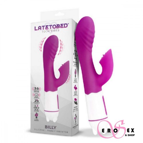 LATETOBED BILLY VIBRÁTOR  LILA SZILIKON